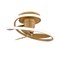 Modern Forms Fans Veloce Indoor Smart Fandelier 2700-3000-4000-5000K LED in Aged Brass FH-D2402-28L-AB - alternate 4
